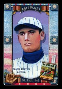 Picture of Helmar Brewing Baseball Card of Grover Hartley, card number 329 from series Helmar Oasis