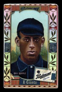 Picture of Helmar Brewing Baseball Card of Bill Hipple, card number 332 from series Helmar Oasis