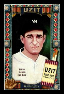 Picture of Helmar Brewing Baseball Card of Bucky HARRIS, card number 356 from series Helmar Oasis