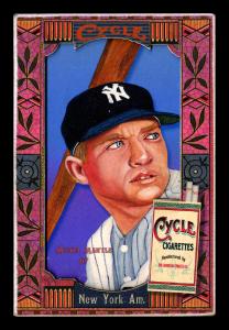 Picture, Helmar Brewing, Helmar Oasis Card # 373, Mickey MANTLE (HOF), Bat, batting right, New York Yankees