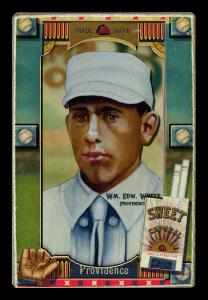 Picture of Helmar Brewing Baseball Card of William Edward White, card number 411 from series Helmar Oasis