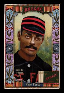 Picture of Helmar Brewing Baseball Card of George H. Taylor, card number 435 from series Helmar Oasis