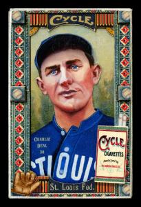 Picture of Helmar Brewing Baseball Card of Charlie Deal, card number 447 from series Helmar Oasis