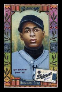 Picture of Helmar Brewing Baseball Card of Silos Simmons, card number 465 from series Helmar Oasis