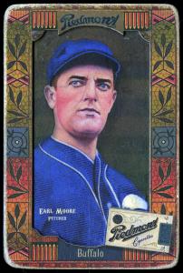 Picture of Helmar Brewing Baseball Card of Earl Moore, card number 57 from series Helmar Oasis