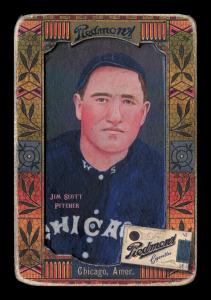 Picture, Helmar Brewing, Helmar Oasis Card # 66, Jim Scott, Leaning right, Chicago White Sox