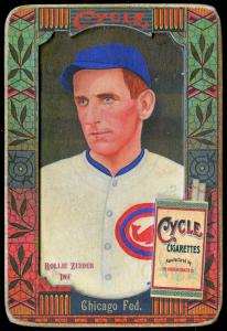 Picture of Helmar Brewing Baseball Card of Rollie Zeider, card number 72 from series Helmar Oasis