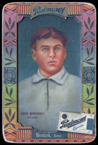 Picture of Helmar Brewing Baseball Card of Fred Burchell, card number 8 from series Helmar Oasis