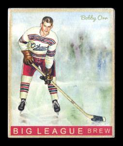 Picture of Helmar Brewing Baseball Card of Bobby ORR, card number 17 from series Helmar R319 Hockey