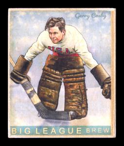 Picture of Helmar Brewing Baseball Card of Gerry Cosby, card number 29 from series Helmar R319 Hockey