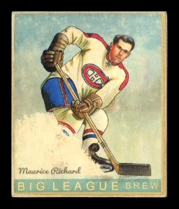 Picture of Helmar Brewing Baseball Card of Maurice RICHARD, card number 35 from series Helmar R319 Hockey