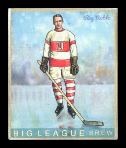 Picture, Helmar Brewing, Helmar R319 Hockey Card # 38, Reg NOBLE, Full figure, 