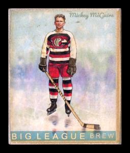 Picture of Helmar Brewing Baseball Card of Mickey McGuire, card number 50 from series Helmar R319 Hockey