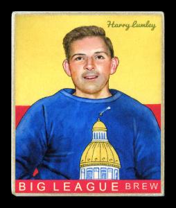 Picture of Helmar Brewing Baseball Card of Harry Lumley, card number 64 from series Helmar R319 Hockey
