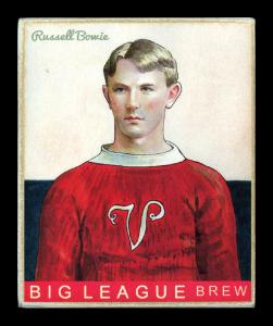 Picture of Helmar Brewing Baseball Card of Russell BOWIE, card number 67 from series Helmar R319 Hockey