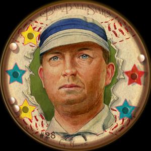 Picture of Helmar Brewing Baseball Card of Cy YOUNG (HOF), card number 28 from series Helmar Baseball Heads Score 5!