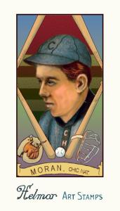 Picture, Helmar Brewing, Helmar Stamps Card # 105, Pat Moran, , Chicago Cubs
