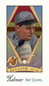 Picture of Helmar Brewing Baseball Card of Tom Needham, card number 109 from series Helmar Stamps