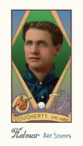 Picture of Helmar Brewing Baseball Card of Patsy Dougherty, card number 124 from series Helmar Stamps