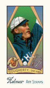 Picture of Helmar Brewing Baseball Card of Patsy Dougherty, card number 125 from series Helmar Stamps