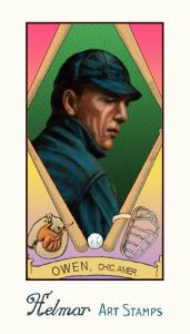 Picture, Helmar Brewing, Helmar Stamps Card # 138, Frank Owen, , Chicago White Sox