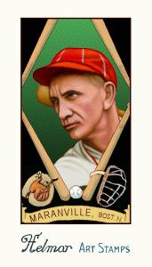 Picture of Helmar Brewing Baseball Card of Rabbit MARANVILLE, card number 164 from series Helmar Stamps