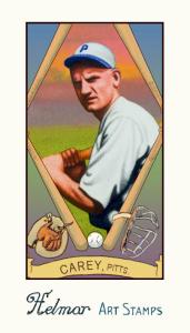 Picture of Helmar Brewing Baseball Card of Max CAREY, card number 221 from series Helmar Stamps