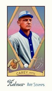 Picture of Helmar Brewing Baseball Card of Max CAREY, card number 222 from series Helmar Stamps