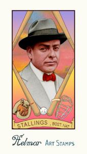 Picture, Helmar Brewing, Helmar Stamps Card # 240, George Stallings, , Boston Braves