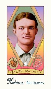Picture of Helmar Brewing Baseball Card of Dummy Taylor, card number 241 from series Helmar Stamps
