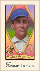Picture of Helmar Brewing Baseball Card of Moonlight Graham, card number 244 from series Helmar Stamps