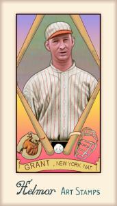 Picture of Helmar Brewing Baseball Card of Eddie Grant, card number 248 from series Helmar Stamps