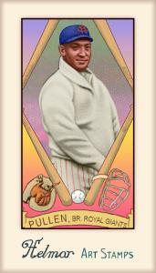 Picture of Helmar Brewing Baseball Card of Neal Pullen, card number 289 from series Helmar Stamps