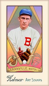 Picture of Helmar Brewing Baseball Card of Rabbit MARANVILLE, card number 291 from series Helmar Stamps
