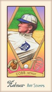 Picture of Helmar Brewing Baseball Card of Ty COBB (HOF), card number 294 from series Helmar Stamps