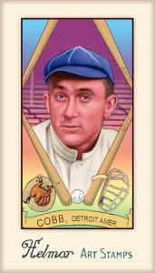 Picture of Helmar Brewing Baseball Card of Ty COBB (HOF), card number 324 from series Helmar Stamps