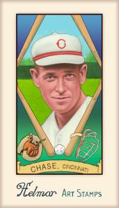 Picture of Helmar Brewing Baseball Card of Hal Chase, card number 347 from series Helmar Stamps