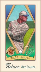 Picture of Helmar Brewing Baseball Card of Zack WHEAT (HOF), card number 361 from series Helmar Stamps