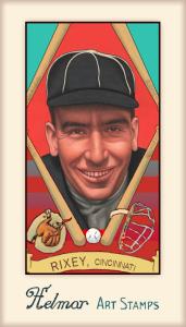 Picture of Helmar Brewing Baseball Card of Eppa RIXEY (HOF), card number 393 from series Helmar Stamps