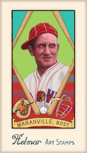Picture of Helmar Brewing Baseball Card of Rabbit MARANVILLE, card number 406 from series Helmar Stamps