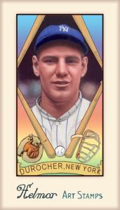 Picture of Helmar Brewing Baseball Card of Leo DUROCHER, card number 434 from series Helmar Stamps