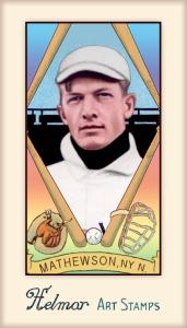 Picture of Helmar Brewing Baseball Card of Christy MATHEWSON (HOF), card number 441 from series Helmar Stamps