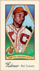 Picture of Helmar Brewing Baseball Card of Hilton SMITH (HOF), card number 468 from series Helmar Stamps