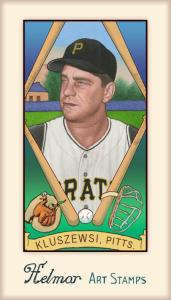 Picture, Helmar Brewing, Helmar Stamps Card # 481, Ted Kluszewski, , Pittsburgh Pirates