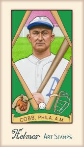 Picture of Helmar Brewing Baseball Card of Ty COBB (HOF), card number 537 from series Helmar Stamps