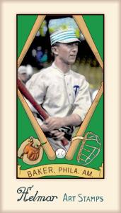 Picture, Helmar Brewing, Helmar Stamps Card # 543, Frank BAKER (HOF), , Philadelphia Athletics