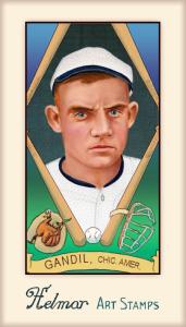 Picture of Helmar Brewing Baseball Card of Chick Gandil, card number 550 from series Helmar Stamps