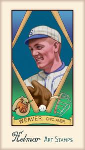 Picture of Helmar Brewing Baseball Card of Buck Weaver, card number 557 from series Helmar Stamps