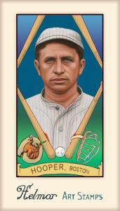 Picture, Helmar Brewing, Helmar Stamps Card # 561, Harry HOOPER (HOF), , Boston Red Sox