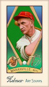 Picture of Helmar Brewing Baseball Card of Rabbit MARANVILLE, card number 563 from series Helmar Stamps